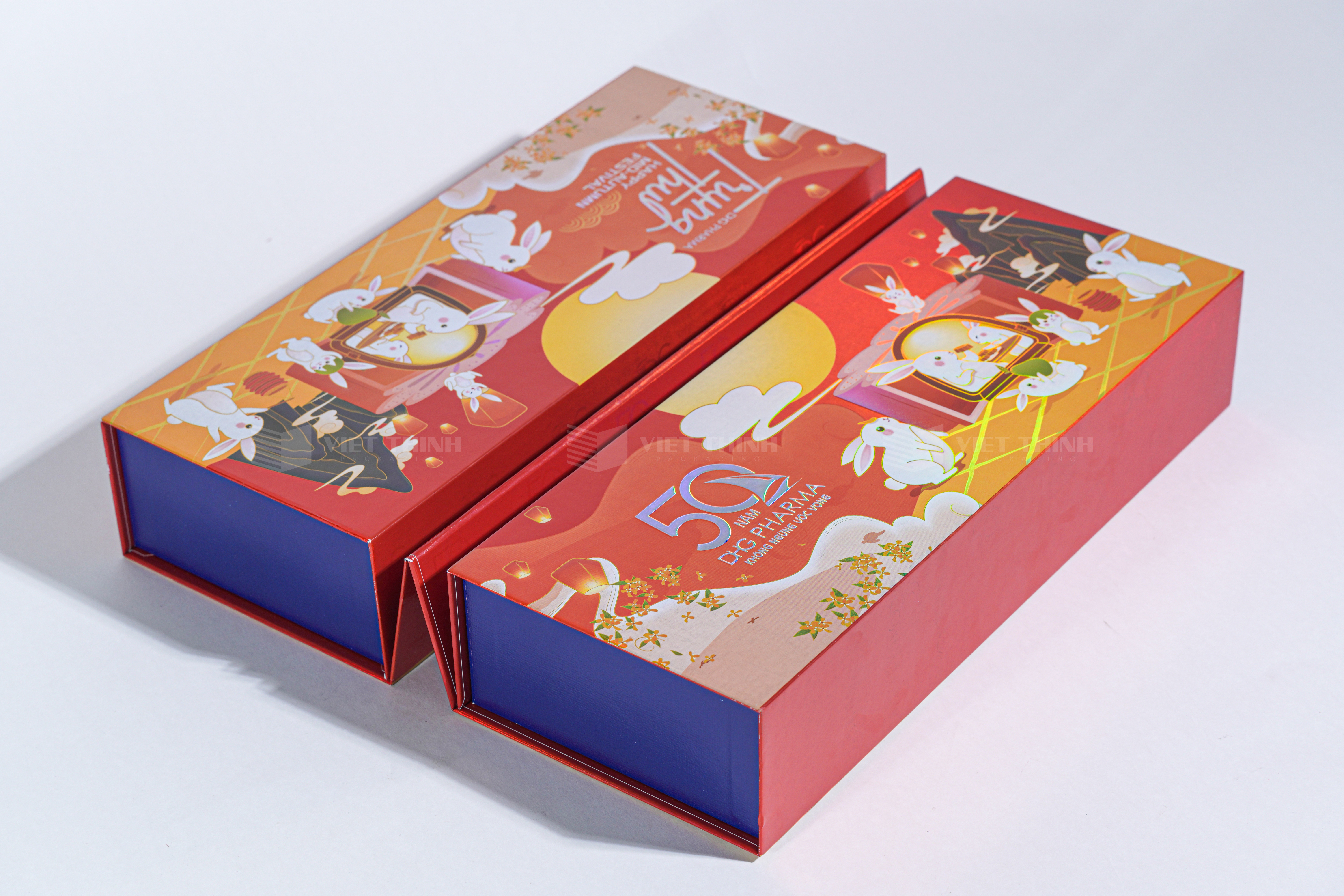 Giải pháp in ấn hộp bánh trung thu cao cấp cho doanh nghiệp